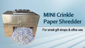mini crinkle paper shredder for small