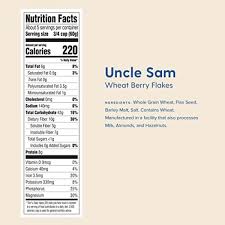 uncle sam original wheat berry flakes