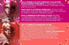 mac spring colour forecast promotions
