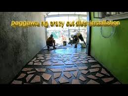 More specifically, five common ways to cut tile using five different tools. Crazy Cut Tiles Installation At Pag Tapos Sa Bubong Youtube