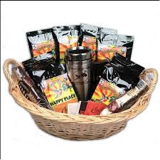 hand crafted tea and coffee gift basket