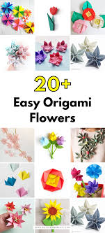 20 easy origami flowers to make