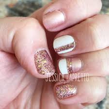 The chic look can be created by applying a color to the tops of your nails and a contrasting hue to the underside. Color Street Tokyo Lights Color Street At The Plaza And White From Color Street French City Of Love Summer Nai Manicure Gel Manicure Colors Glitter Manicure