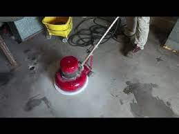 how to clean seal concrete floors