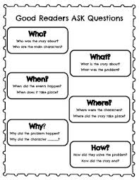 Who What When Where Why How Anchor Chart Worksheet The 5 Ws