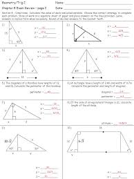 Another angle is often labeled θ. Section 1 Simplify The Following Radicals 1 2 3 4 5 6 7 8 9 Geometry Trig 2name Chapter 8 Exam Ppt Download