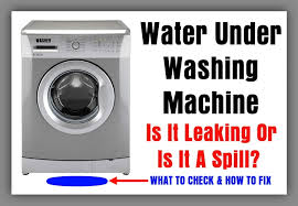 13 Reasons Why A Washer Leaks Water Under Washing Machine
