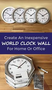 World Clock Wall Decor