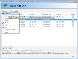 how to wake up remote computers with