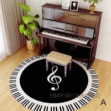 piano carpet round floor mat home area