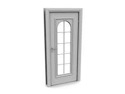 Decorative Glass Door 3d Model Cadnav