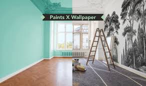 wallpaper vs paint painting vs