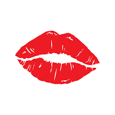 lips icon vector kiss ilration