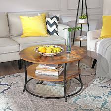 Vasagle Coffee Table Tempered Glass