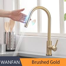 Juno modern pull down touch sensor kitchen faucet. Choose Contemporary Sensor Kitchen Water Faucets
