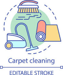 carpet cleaning logo vector images