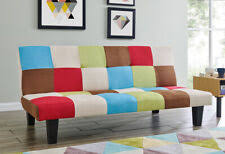 multicoloured sofas armchairs