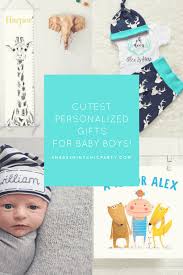 cutest personalized gifts for baby boys