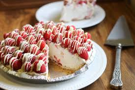 Featured in homemade fruit filled desserts. Raspberry White Chocolate Cheesecake Pie Bakerita