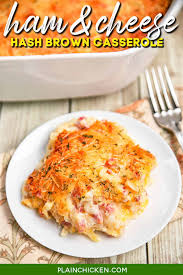 ham and cheese hash brown cerole