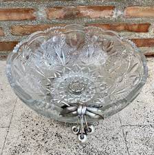 French Cut Glass Fruit Bowl