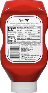 heinz tomato ketchup no added sugar