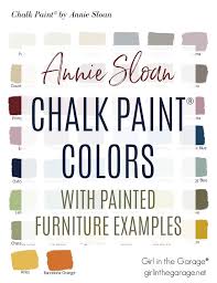 Annie Sloan Chalk Paint Colors With