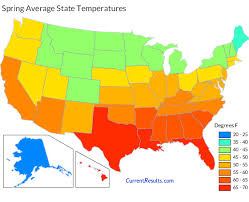 Usa State Temperatures Mapped For Each Season Current Results