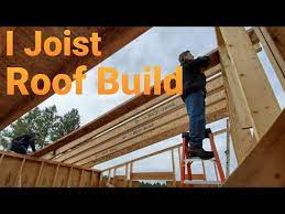 framing a roof with i joists shed roof