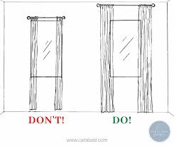 how to hang curtains the right way