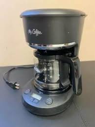 Coffee 5 cup programmable 25 oz. Used Mr Coffee 5 Cup Programmable 25 Oz Mini Brew Now Or Later Ebay
