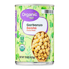 organic pea garbanzo beans