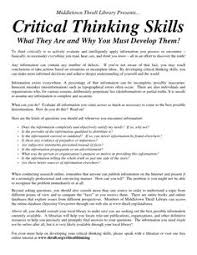 Honing Critical Thinking Skills AssessmentDay