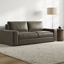 urban leather sleeper sofa 84 west elm