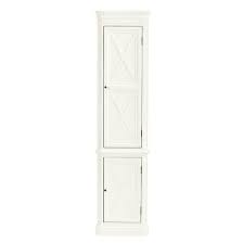 Check spelling or type a new query. Frisco Tall White Wood Corner Storage Cabinet