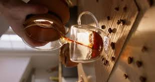 Chemex Pour Over Coffee Maker Enjoying