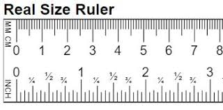 Online Real Size Ruler Mm Cm Inch