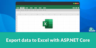 export data to excel with asp net core