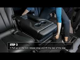 Reinstall The Center Second Row Seat