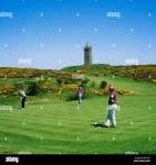 Scrabo Golf Club, Newtownards, Co Down, Ireland; Scrabo Tower ...