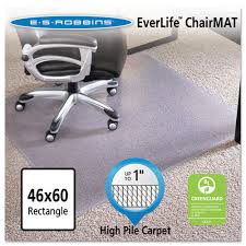 es robbins 46x60 rectangle chair mat