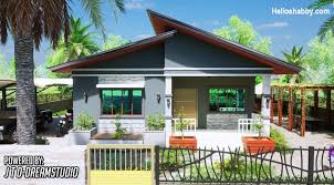 120 sqm low cost modern bungalow house