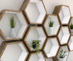 Honeycomb Hexagonal Shelves Set Of 3