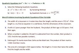 Solved Quadratic Equations Ax 2 Bx