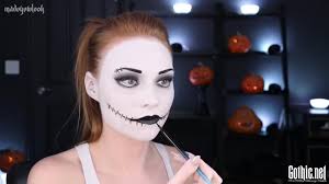 jack skellington halloween makeup