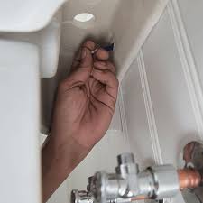 how to install a pedestal sink