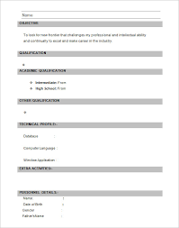 Sample Resume Format Download more best resume format word file download  freshers sample resume tips within