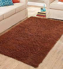 Where is the cheapest place to get carpet? Buy Brown Cotton Plain Solids 3 X 5 Feet Machine Made Carpet By Saral Home Online Shag Carpets Flooring Furnishings Pepperfry Product