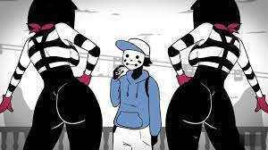 Mime and Dash fuck in black and white cartoon threesome for money - Anime Porn  Cartoon, Hentai & 3D Sex
