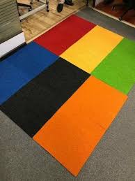 rubber backing carpet tile thickness